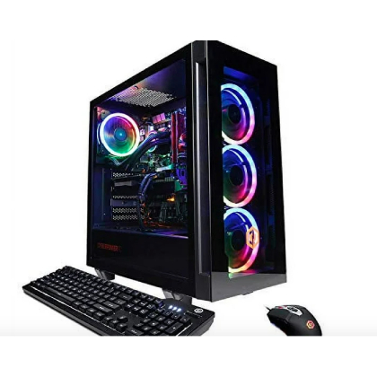 CYBERPOWERPC Gamer Xtreme VR Gaming PC, Intel Core i9-12900KF 3.2GHz, GeForce RTX 3090 24GB, 16GB DDR4, 1TB NVMe PCIe SSD, 1TB HDD, WiFi & Win 11 Home (GXiVR8080A29), Black