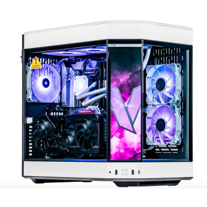 Velztorm LCD Praetix Gaming Desktop PC (14th Gen Intel i9-14900K 2.40GHz, GeForce RTX 4070 Ti 12GB, 64GB DDR5, 2TB PCIe NVMe SSD