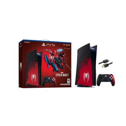 PlayStation 5 Disc Spider-Man 2 Limited Edition Bundle: SpiderMan 2 Console, Controller and Game